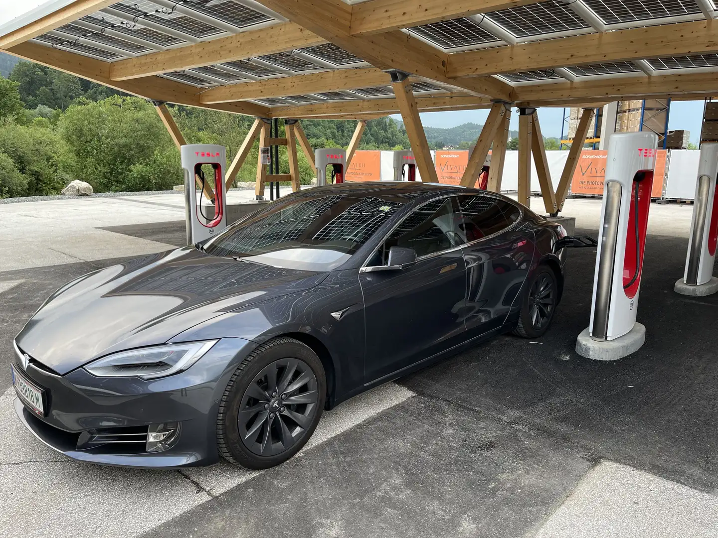 Tesla Model S Model S Raven Standard Reichweite 75kWh Grau - 1