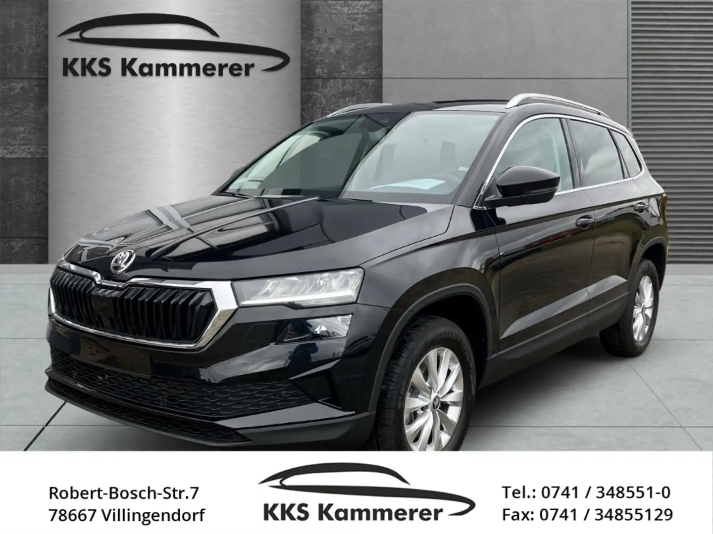 Skoda Karoq Selection 1.5 TSI AHK Navi 5j Gar. RFK LED Sperrdi Schwarz - 1