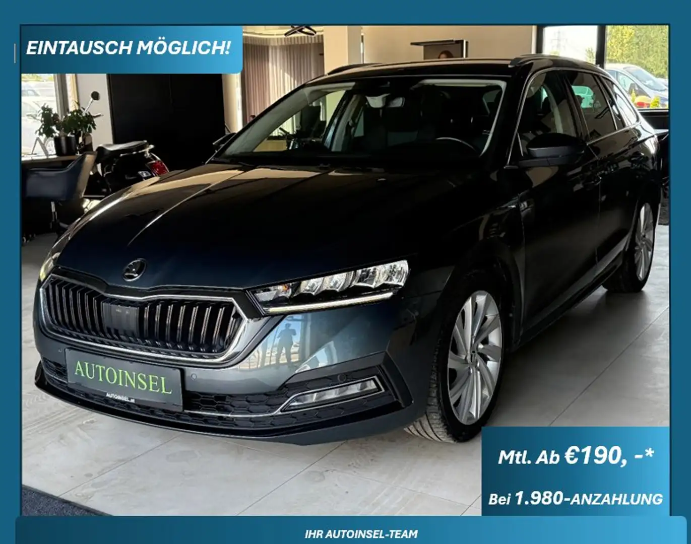 Skoda Octavia Combi 2,0 TDI Style Grigio - 1