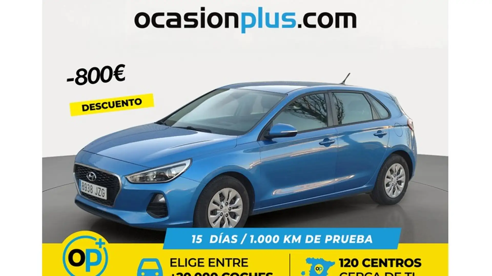 Hyundai i30 1.0 TGDI Klass 120 Azul - 1