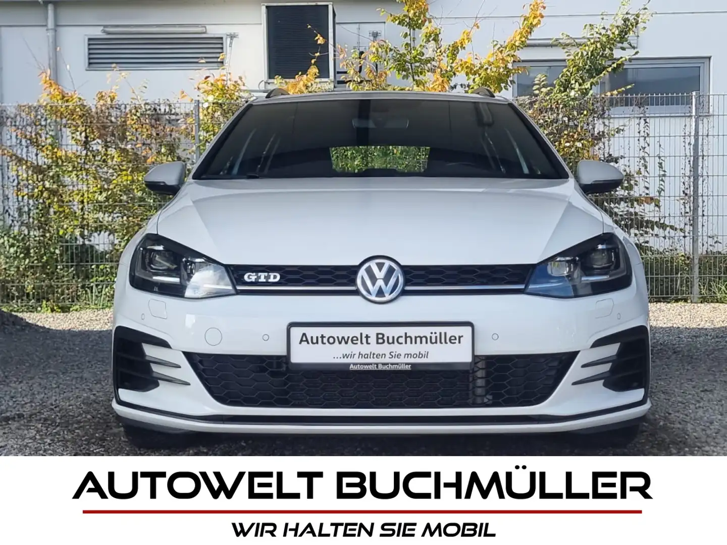 Volkswagen Golf GTD 2.0 TDI DSG,PANO,LED,NAVI,ACC,GEPFLEGT Klima Navi Weiß - 1