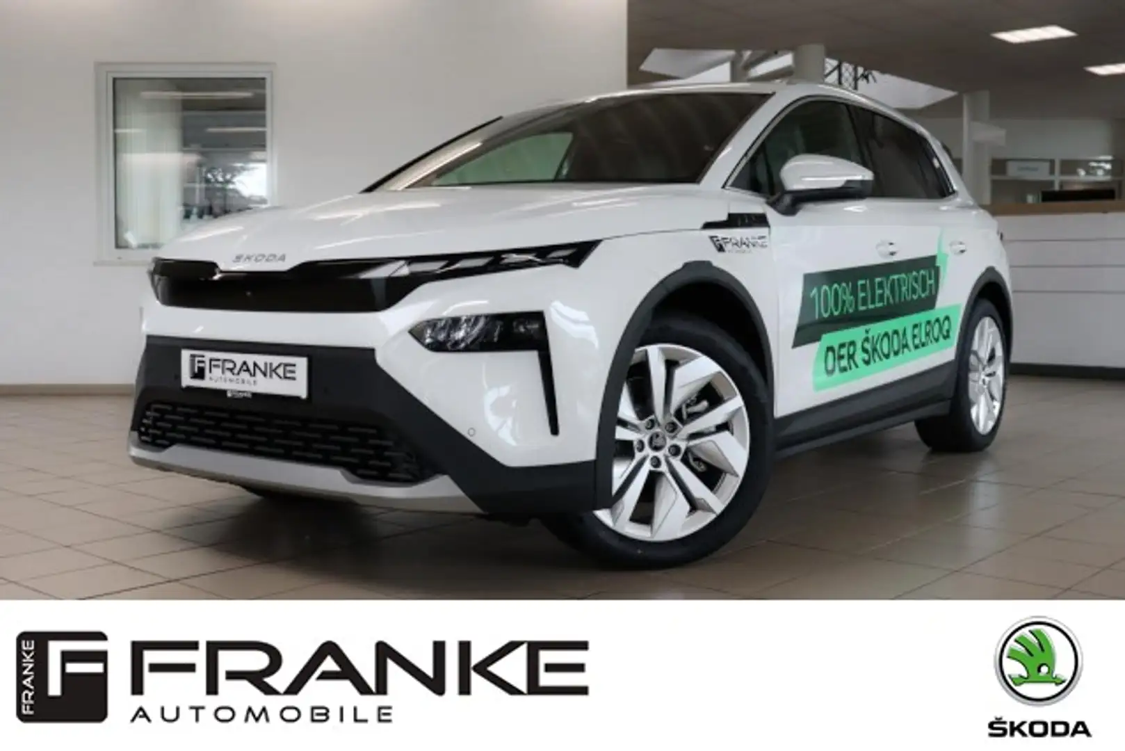 Skoda Elroq 85 Lodge Klima Navi Rückfahrkamera Kurvenlicht Weiß - 1