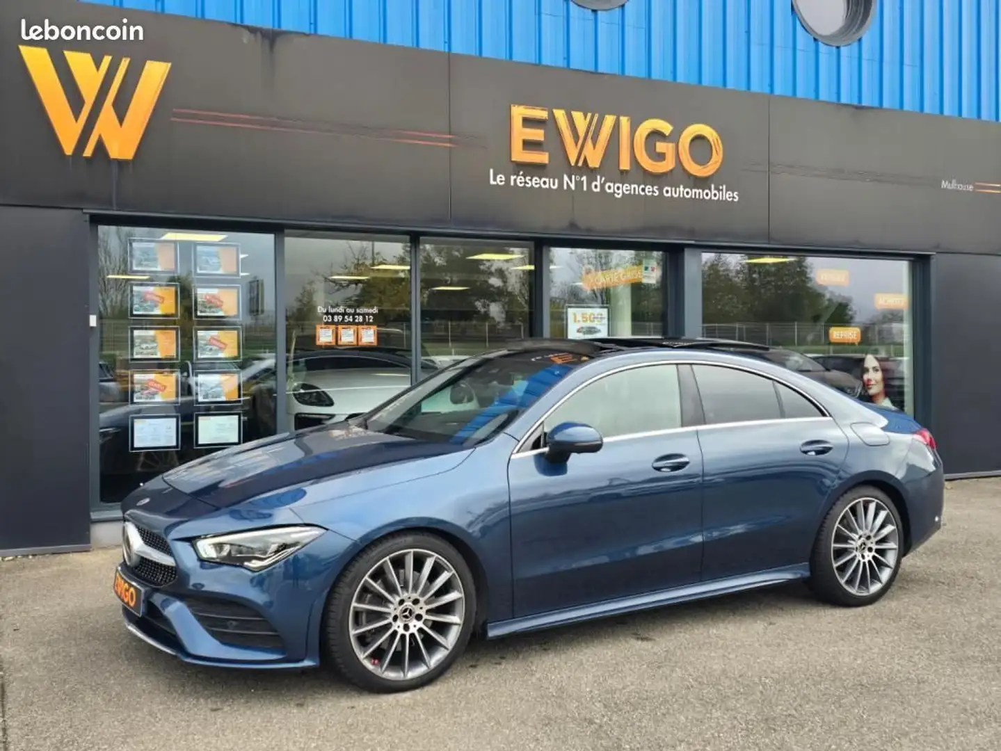 Mercedes-Benz CLA 200 Classe Mercedes 2.0 200 D 150ch AMG LINE CAMERA 360-CUIR-MULTIBEAM Blu/Azzurro - 1