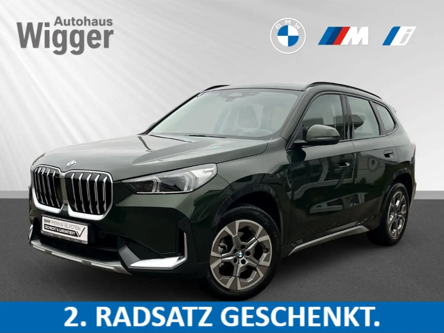 BMW X1 xDrive 20d xLine/AHK/Navi/HarmanKardon/LED Grün - 1
