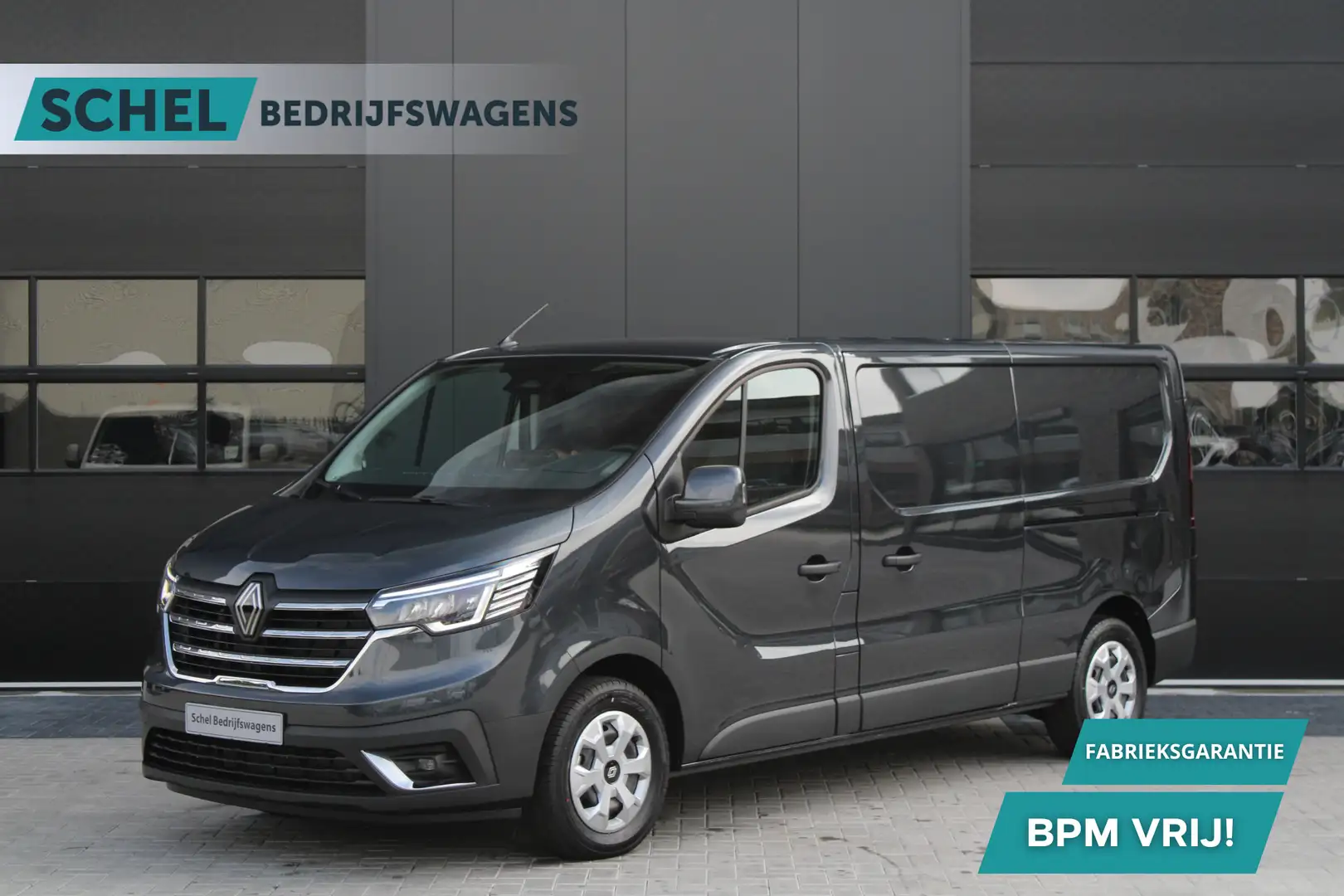 Renault Trafic 2.0 Blue dCi 130pk T30 L2H1 Advance - 2x Schuifdeu Grijs - 1