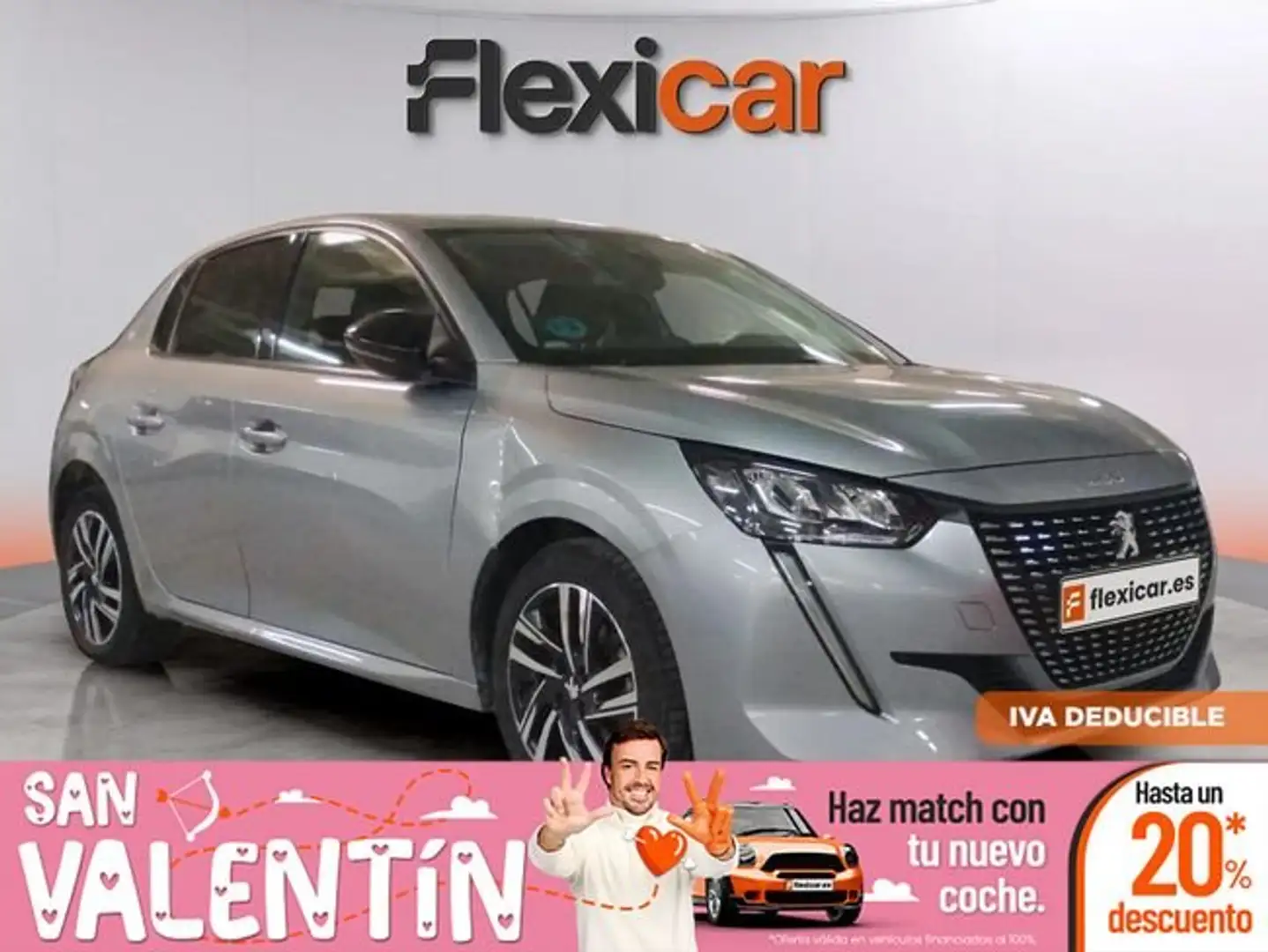 Peugeot 208 PureTech+73kW+%28100CV%29+Allure Gris - 1