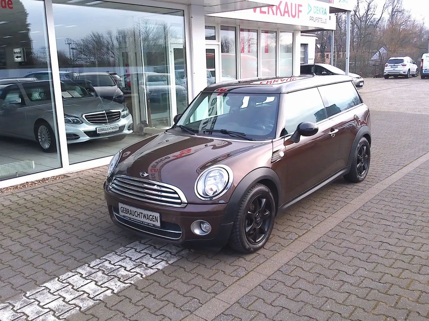 MINI Cooper D Clubman Leder Alu Pano Dach Braun - 1