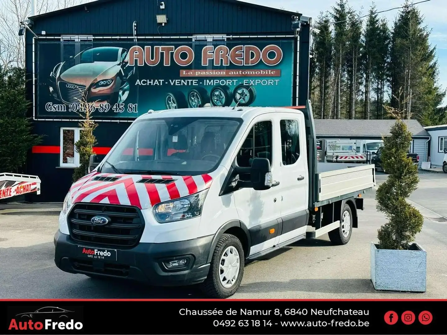 Ford Transit 2.0 TDCi  * 7 places * etat neuf * 26 500 htva* Weiß - 1