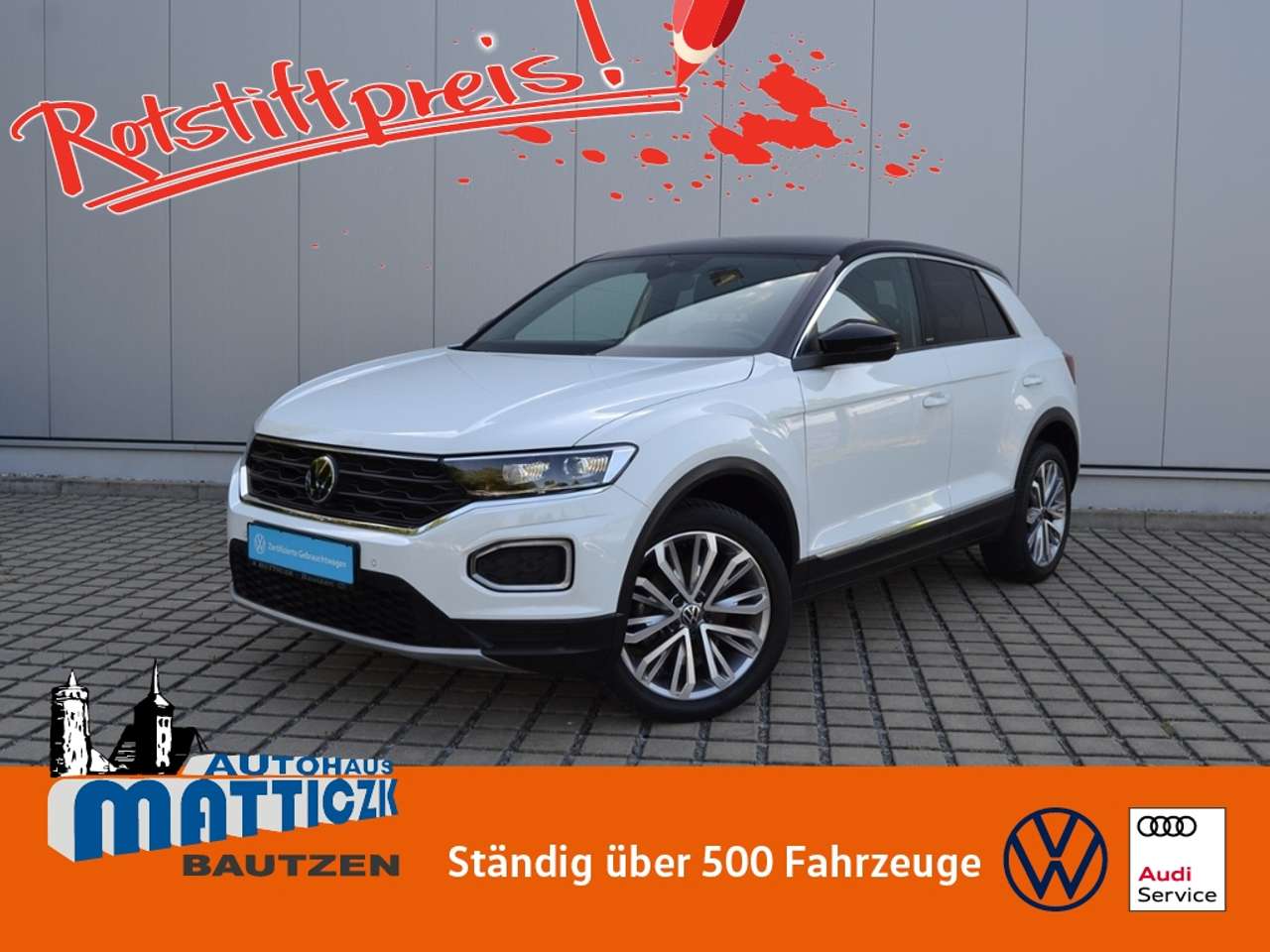 Volkswagen T-Roc 2021 — 1.0 TSI United PLUS-PAKET/AHK/18-ZOLL/LED/NAVI+VZ