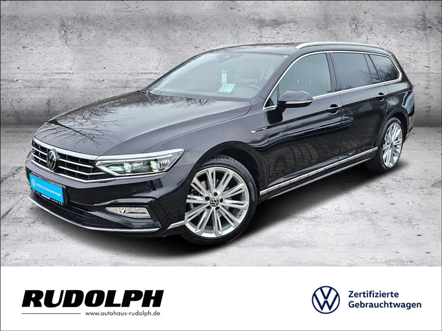 Volkswagen Passat Variant 2.0 TDI Elegance DSG HUD Navi SHZ HarmanKardon Schwarz - 1