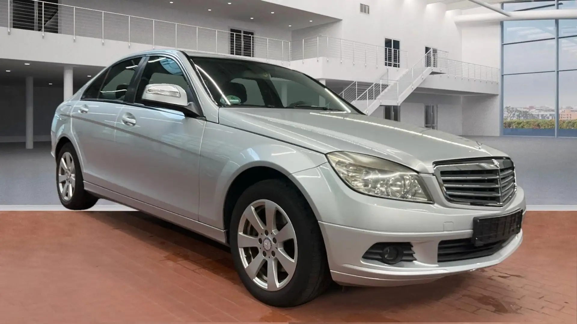 Mercedes-Benz C 200 Kompressor/Limousine/Klimaautomatik/1.Hand Argent - 1