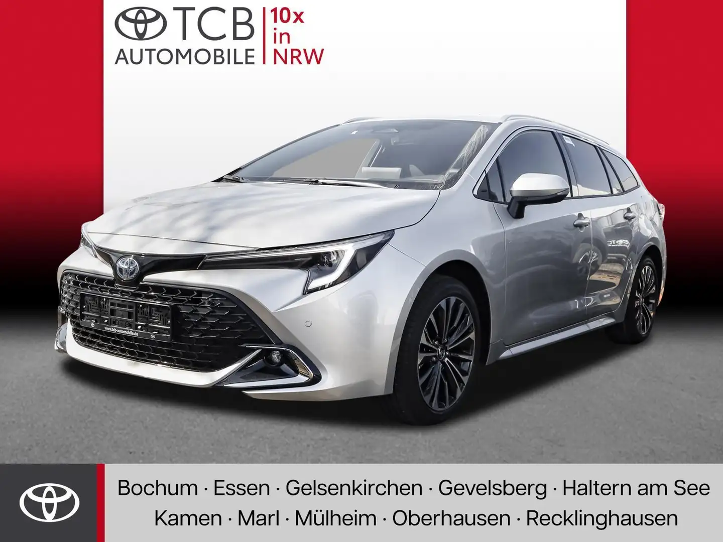 Toyota Corolla TS 2.0 Hybrid Teamplayer Technik-P. SHZ Plateado - 1