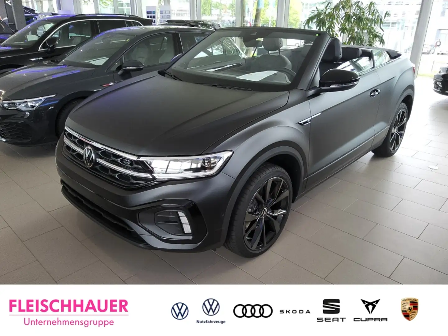 Volkswagen T-Roc Cabriolet R-Line Edition Black +LEDER+NAVI+ Schwarz - 1