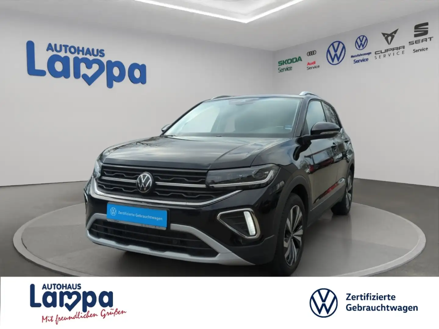 Volkswagen T-Cross Style 1.0 TSI DSG NAV,PDC,Matrix-LED,MFL,SHZ Schwarz - 2