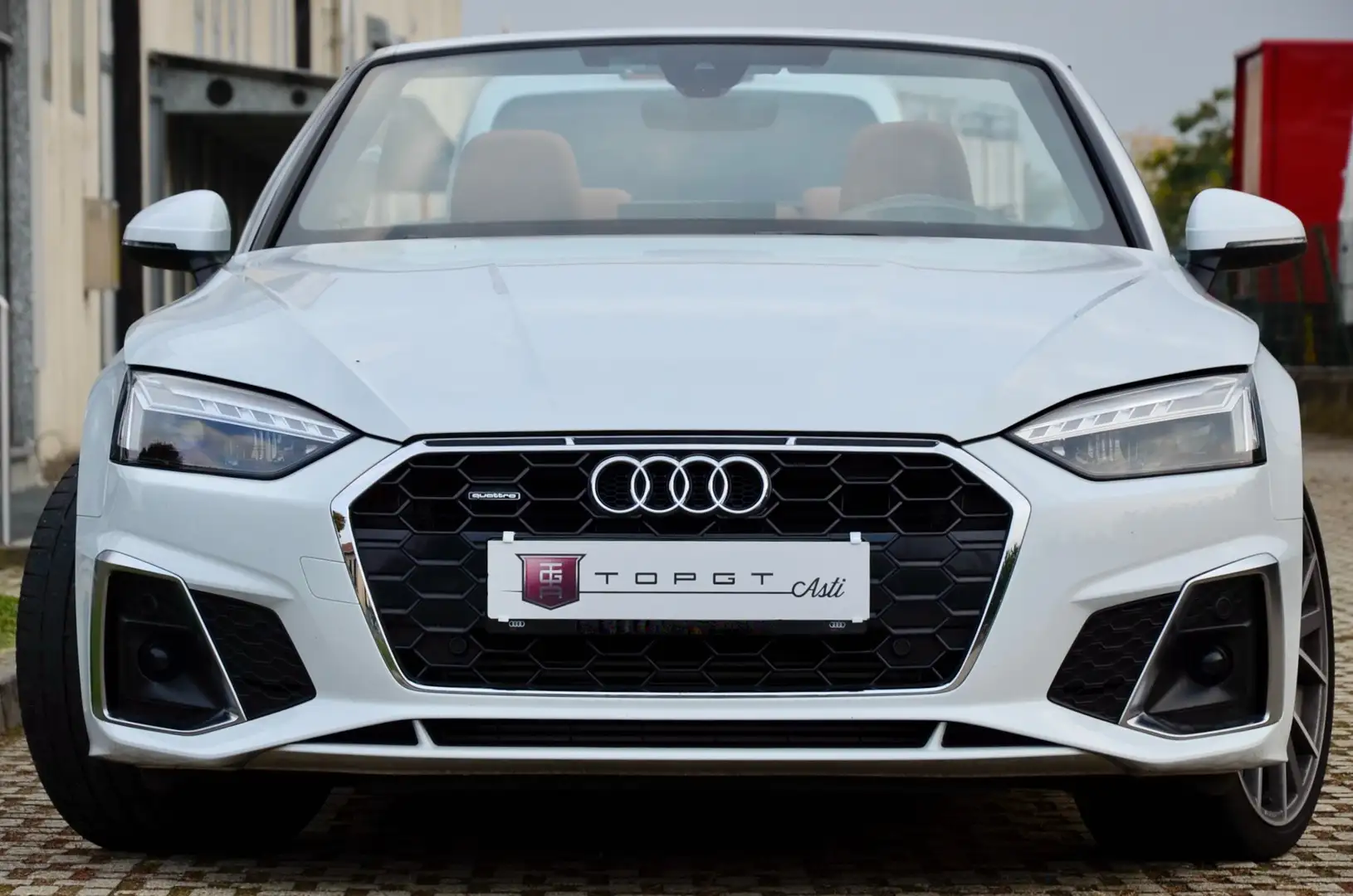 Audi A5 Cabrio 45 2.0 tfsi mhev quattro 245cv s-tronic Bianco - 2