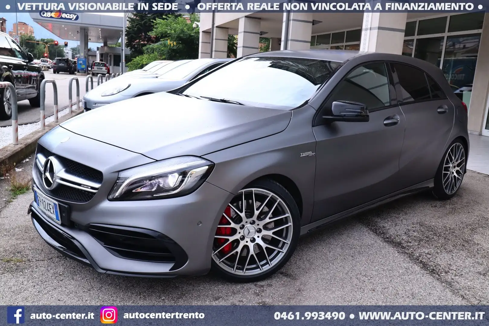 Mercedes-Benz A 45 AMG A 45 AMG 4Matic Aut *Scarico Performance Grigio - 2