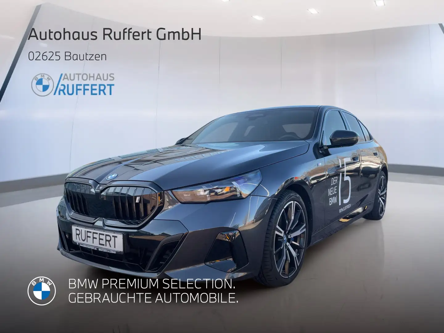 BMW i5 eDrive40 Limousine M Sportpaket HK HiFi DAB Grau - 1