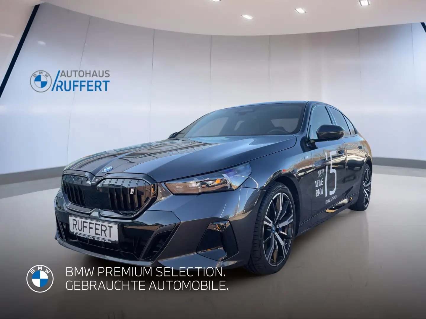 BMW i5 eDrive40 Limousine M Sportpaket HK HiFi DAB Grau - 1