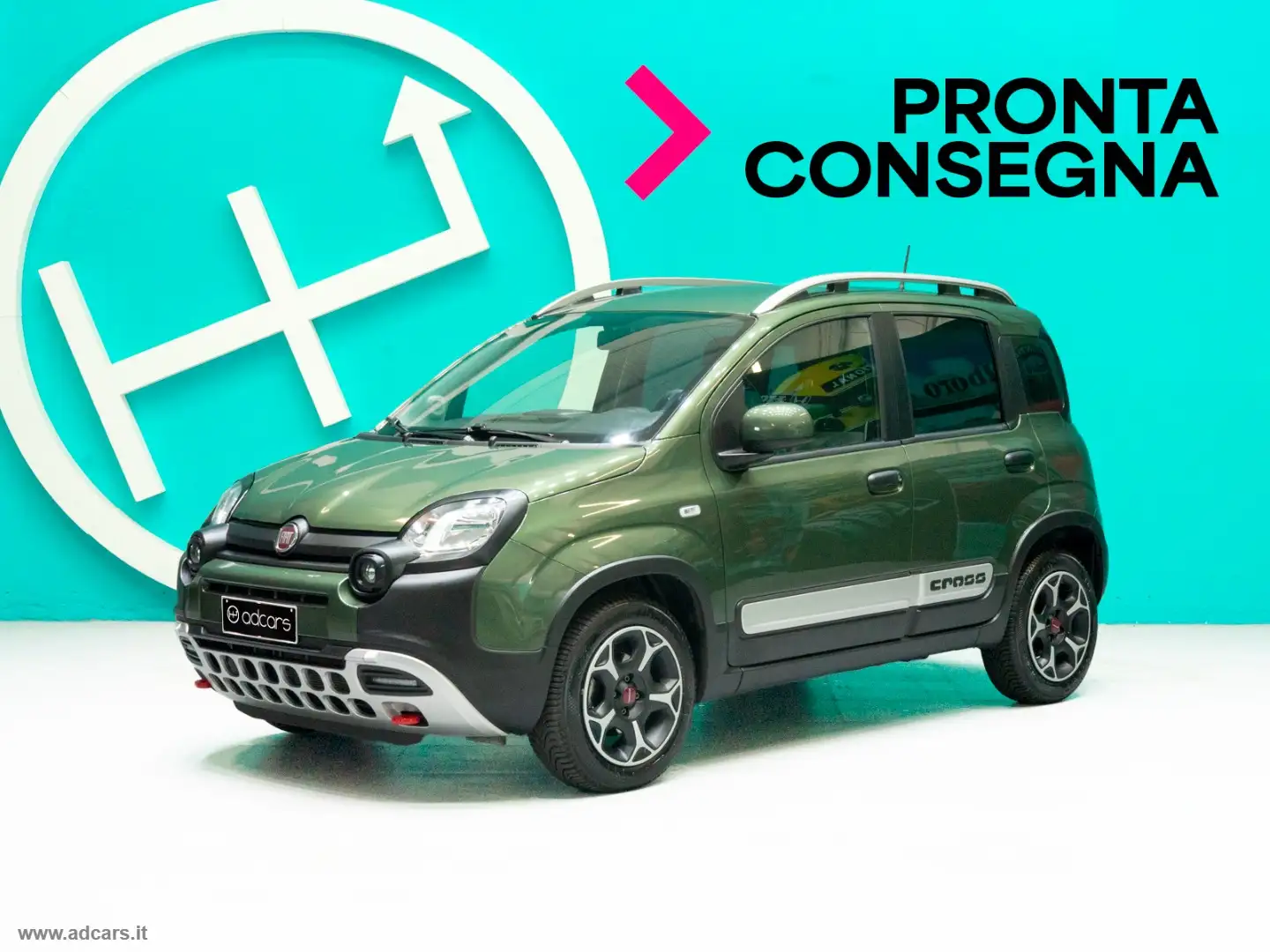 Fiat Panda Cross 1.0 FireFly S&S Hybrid CONDIZIONI IMPECCABIL Verde - 1