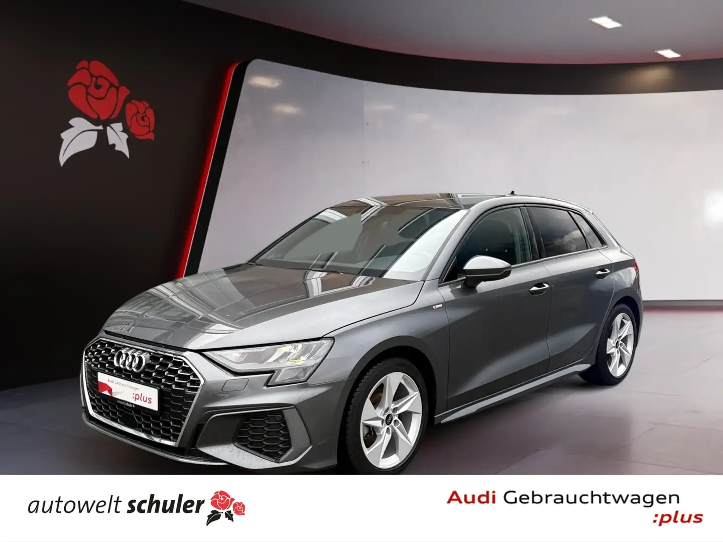 Audi A3 Sportback 30 1.0 TFSI S-tronic S-line Navi GRA LE Grau - 1
