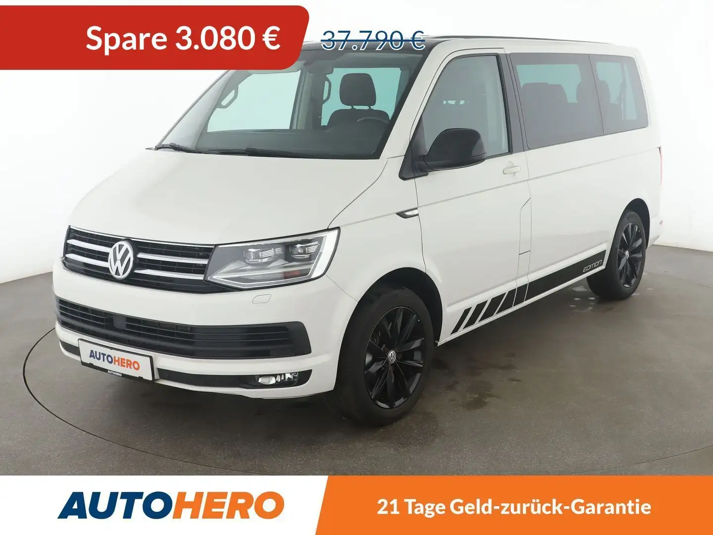 Volkswagen T6 Caravelle 2.0 TDI Comfortline Aut.*LED*ACC*PDC*SHZ Weiß - 1