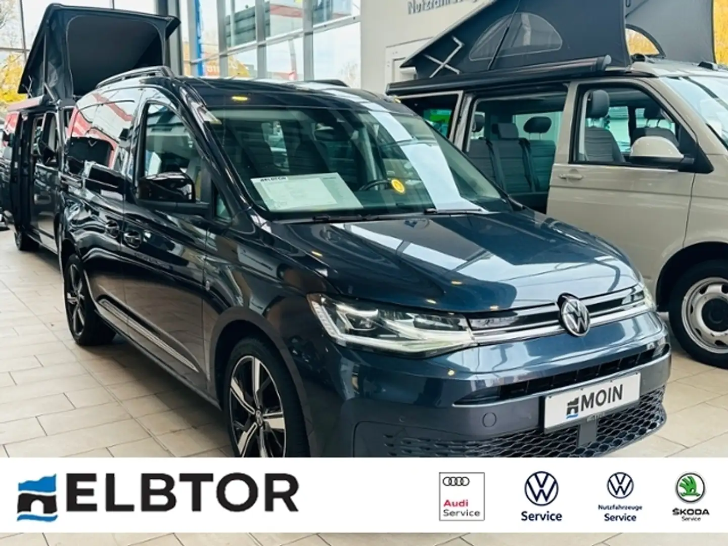 Volkswagen Caddy Move 2.0 TDI 90kW RFK LED KLIMA Blau - 1