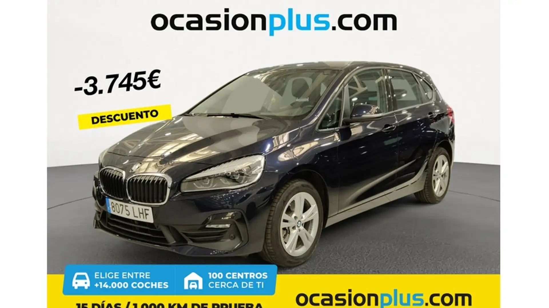 BMW 218 218dA Active Tourer Bleu - 1