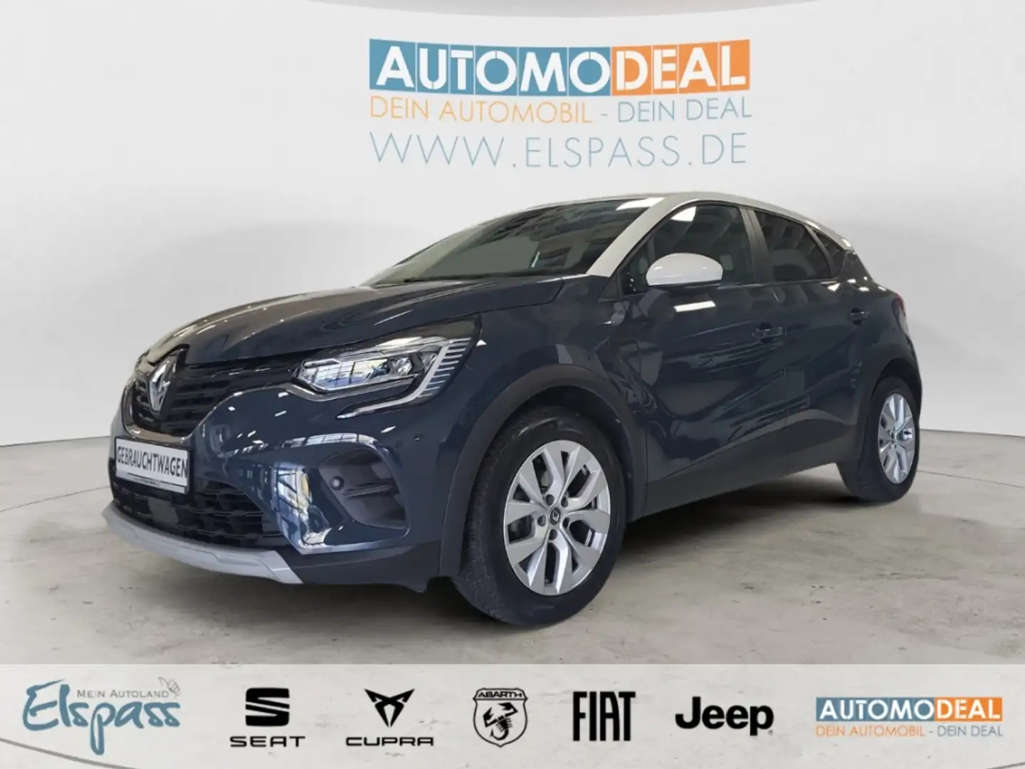 Renault Captur NAV LED KAMERA TEMPOMAT APPLE/ANDROID ALU PDC vo+h Blau - 1