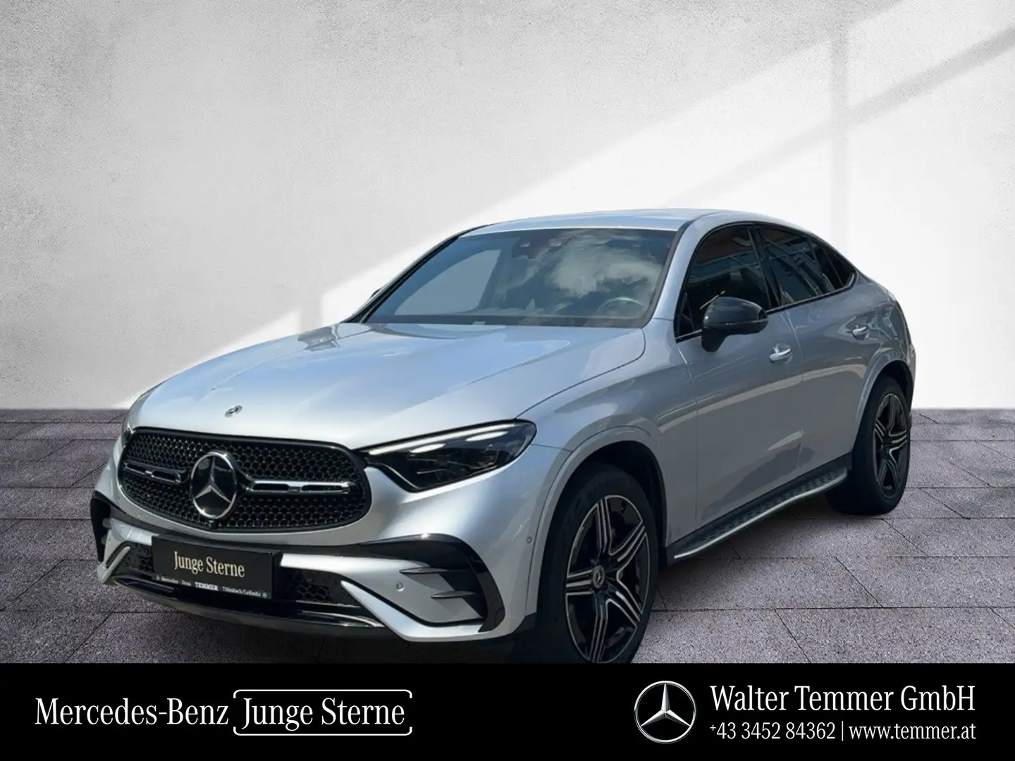 Mercedes-Benz GLC 400 e 4M Coupé NP: 103.526 AIR DISTR PREM Silber - 1