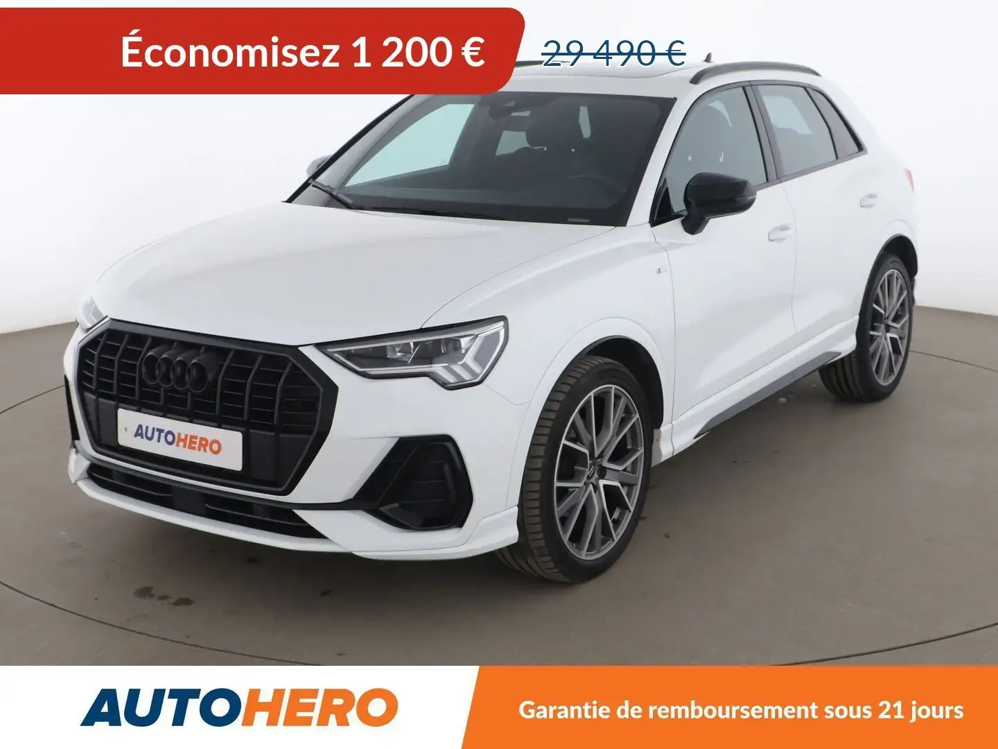 Audi Q3 35 TFSI S Line S Tronic 7 Blanc - 1