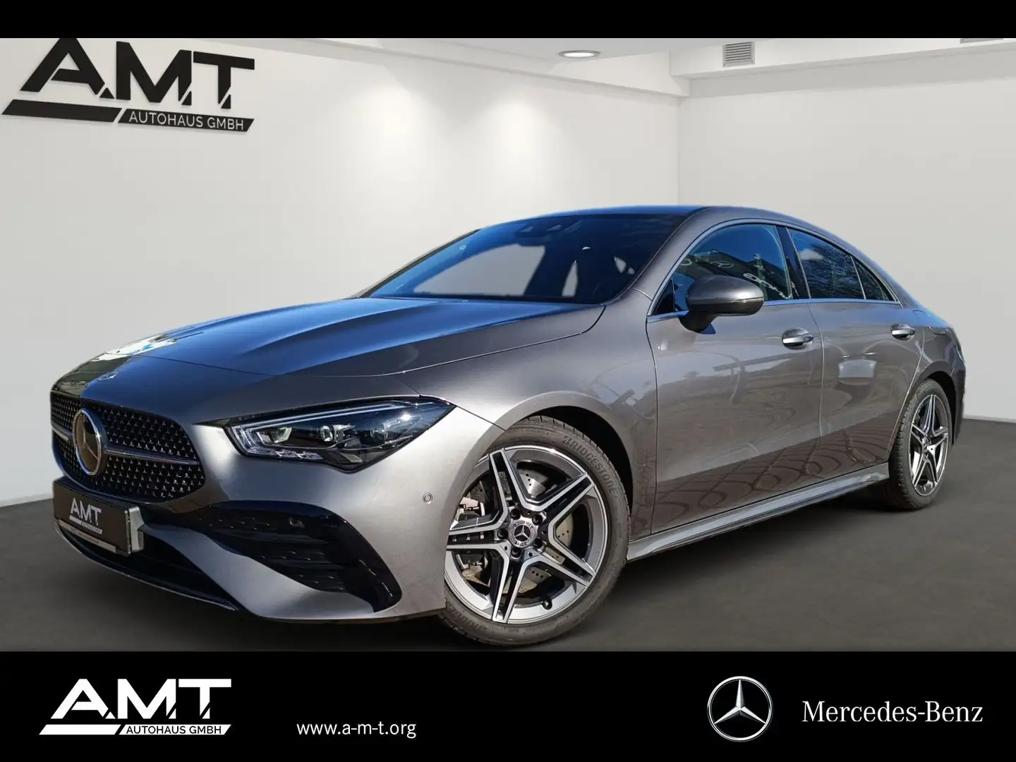 Mercedes-Benz CLA 250 4M AMG Premium+Distronic+Multibeam+RFK Gris - 1