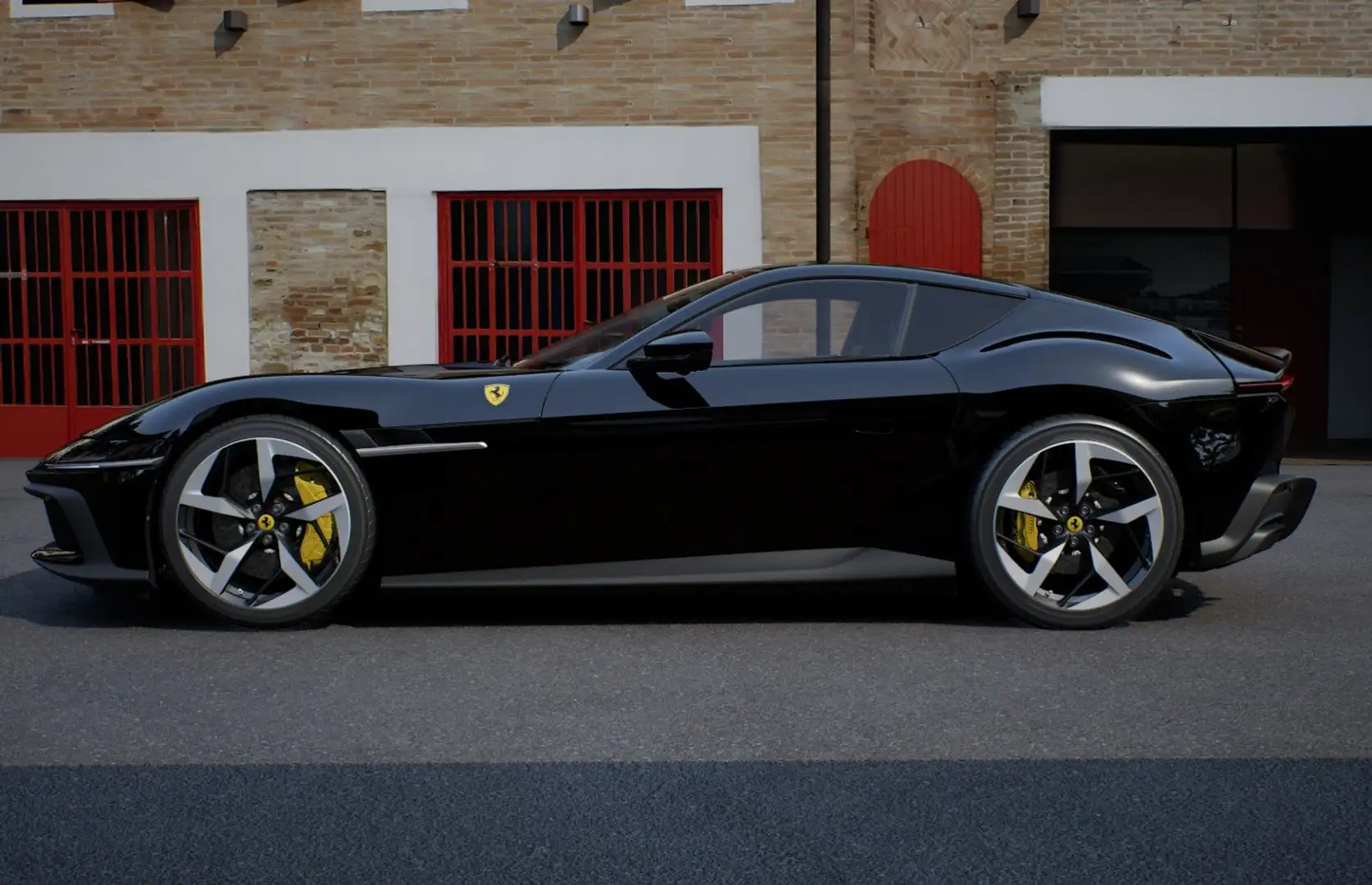 Ferrari 12Cilindri PANO DISPLAY CARBON LIFT ON STOCK Schwarz - 2