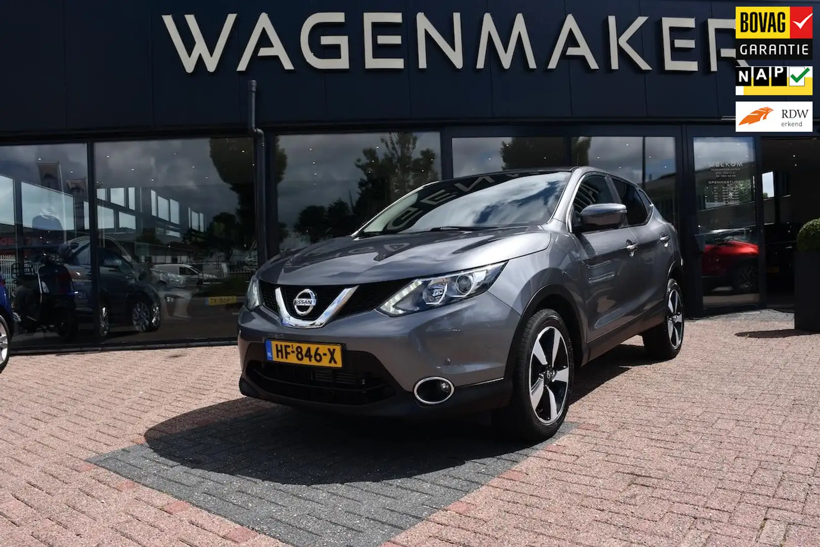 Nissan Qashqai 1.2 Connect Edition AUT|Clima|Cruise|NAVI|CAMERA Gris - 1