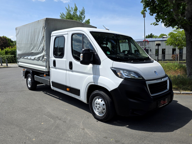 Peugeot Boxer Doka L3, 7 SITZER, PRITSCHE PLANE, KLIMA, AHK — photo 3