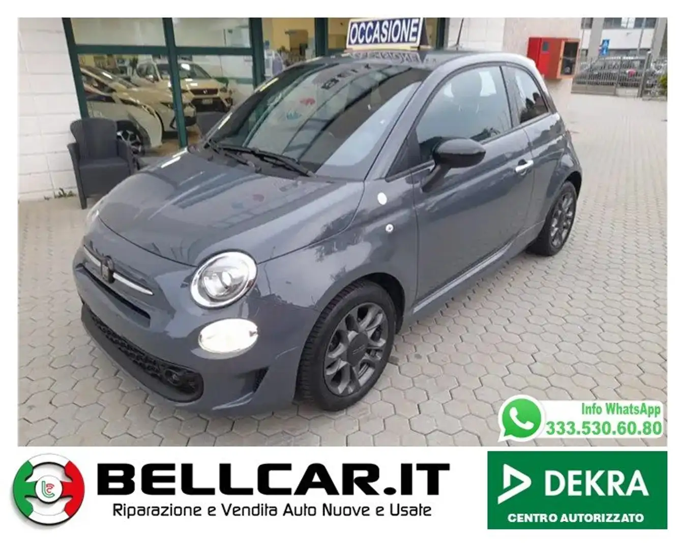 Fiat 500 500 1.0 hybrid Hey Google 70cv Grigio - 1
