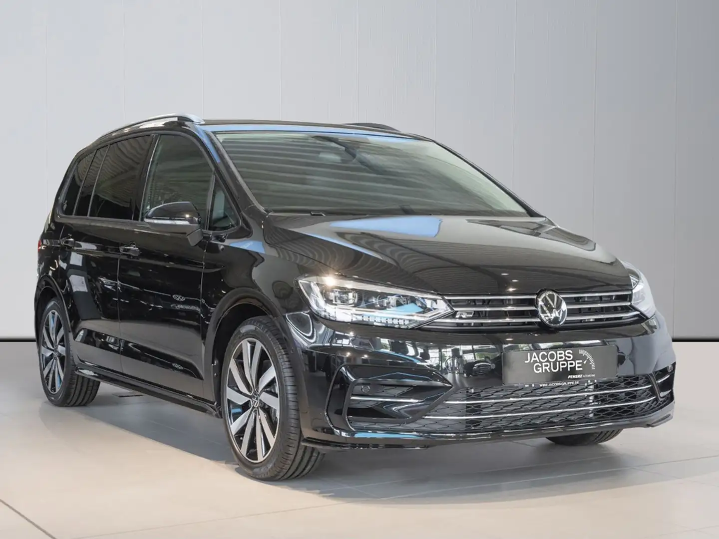 Volkswagen Touran Comfortline 2,0 l TDI R Line AHK, 7 Si Schwarz - 2