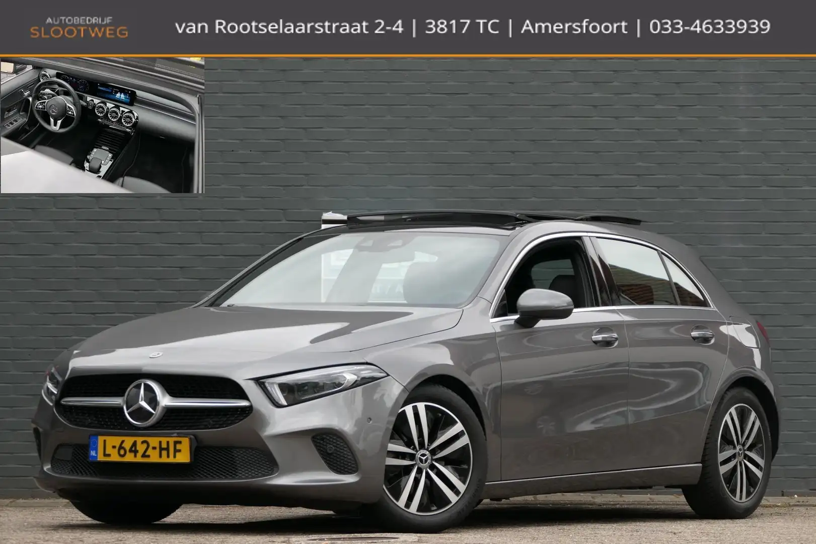 Mercedes-Benz A 180 Business Solution Luxury Panoramadak | Leer | Wide Grijs - 1