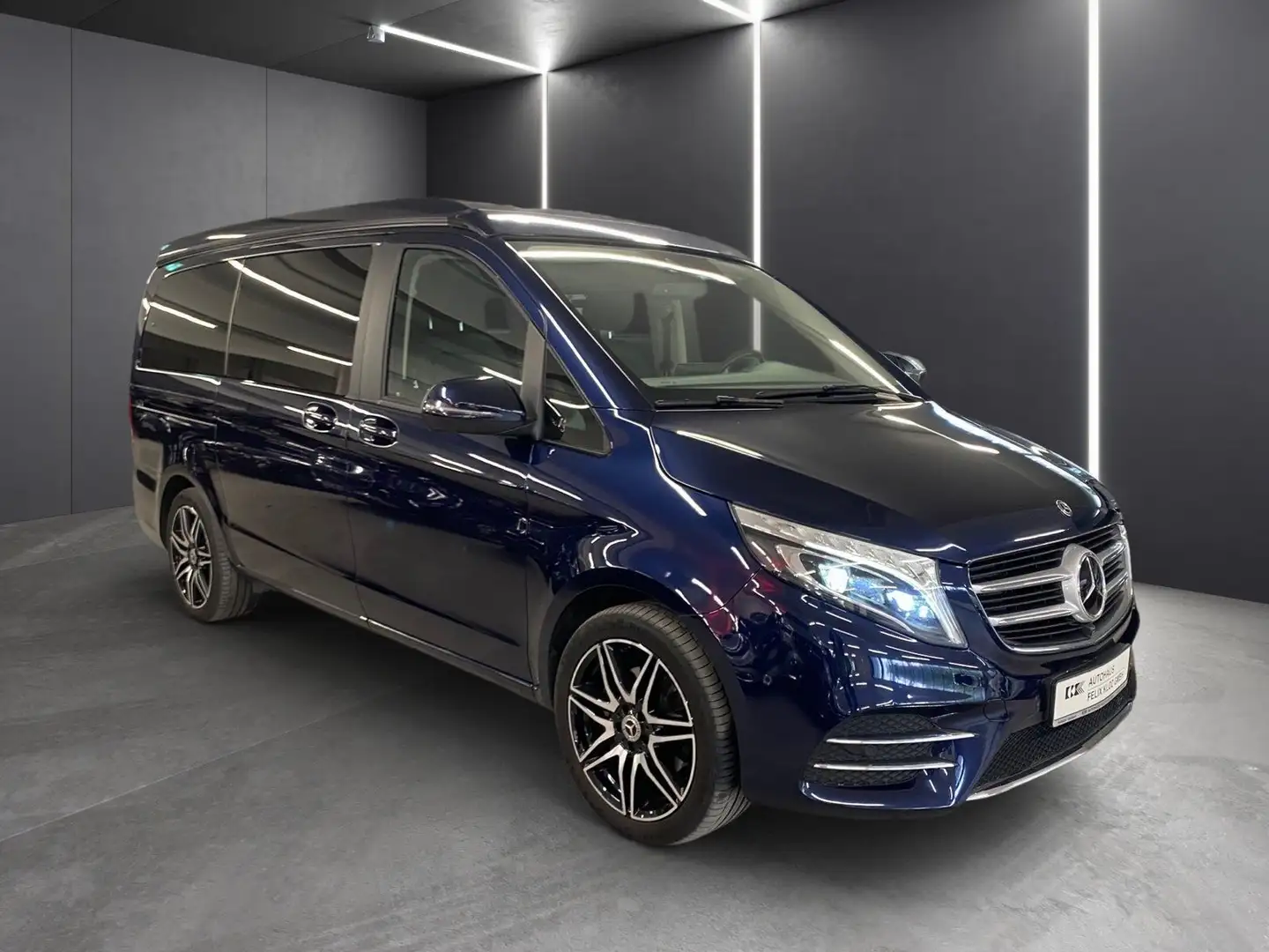 Mercedes-Benz V 250 Marco Polo 250 d ED 4M AMG*Küche*Coman*Distr*AHK Blau - 2
