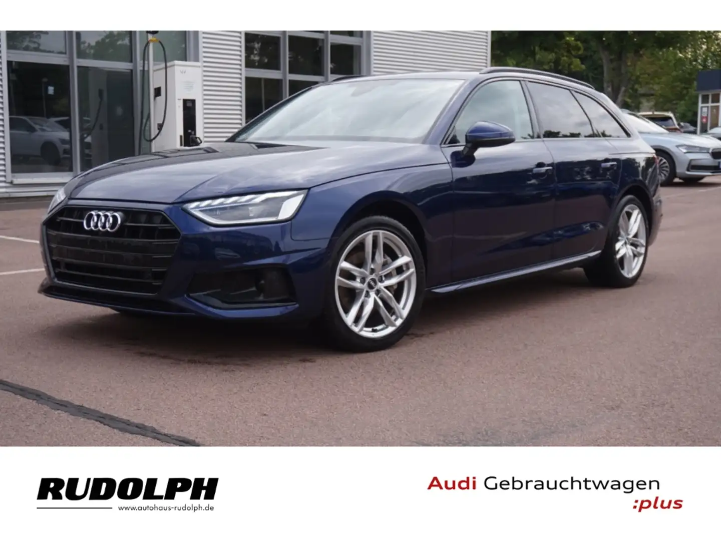 Audi A4 Avant 2.0 TDI advanced S-tronic ACC LED Navi PDCv+ Blau - 1