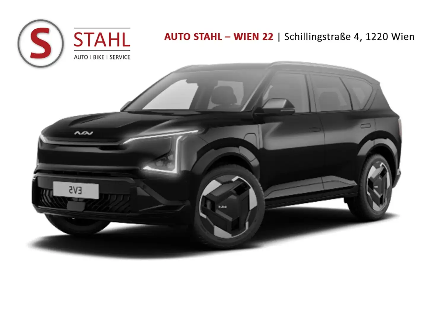 Kia EV5 /Earth Plus/81,4kW/AT/FWD/216/P1/MY26 |Stahl Wi... Schwarz - 1