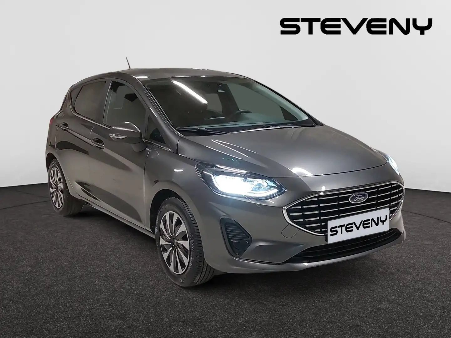 Ford Fiesta TITANIUM 1.0 EcoBoost 100CV *DEMO*FAIBLE KMS* Gris - 2
