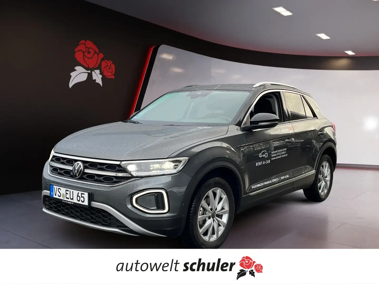 Volkswagen T-Roc 1,5 TSI DSG Style Kamera Kessy Grau - 1