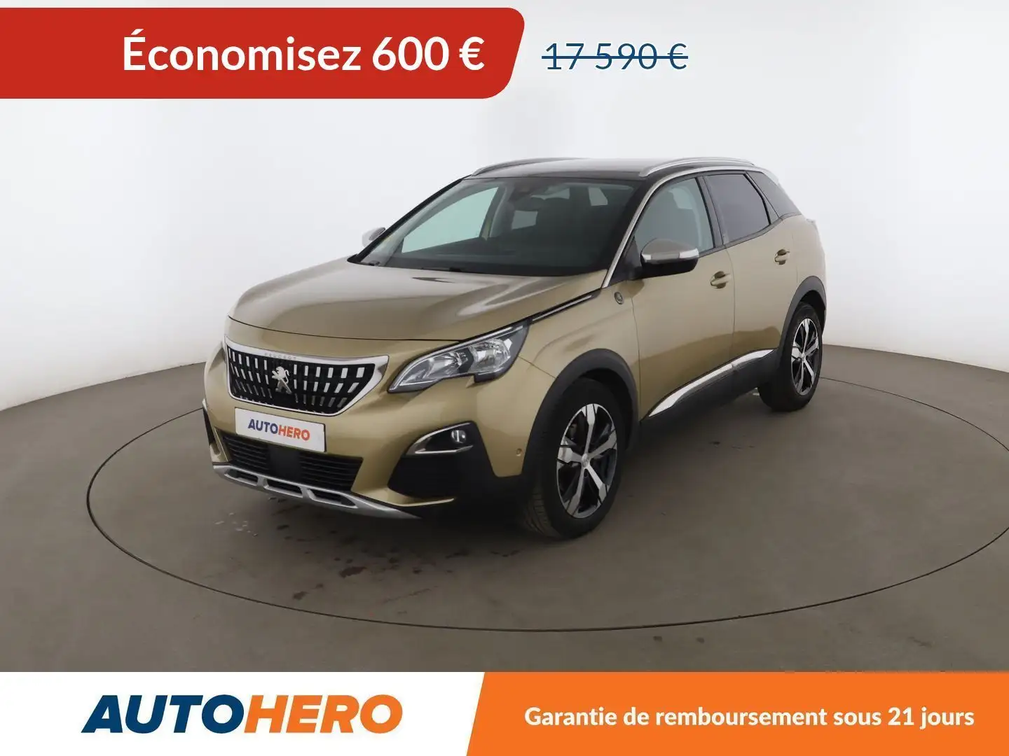 Peugeot 3008 1.5 Blue-HDi Crossway EAT8 Beige - 1