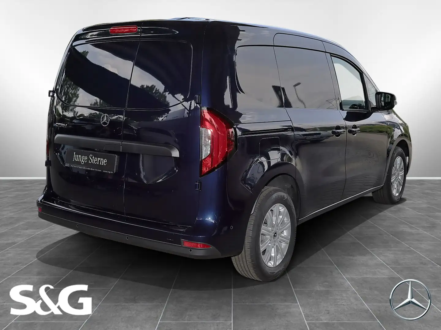 Mercedes-Benz Citan Pro MBUX+RüKam+Sitzh.+LED+16 Kék - 2