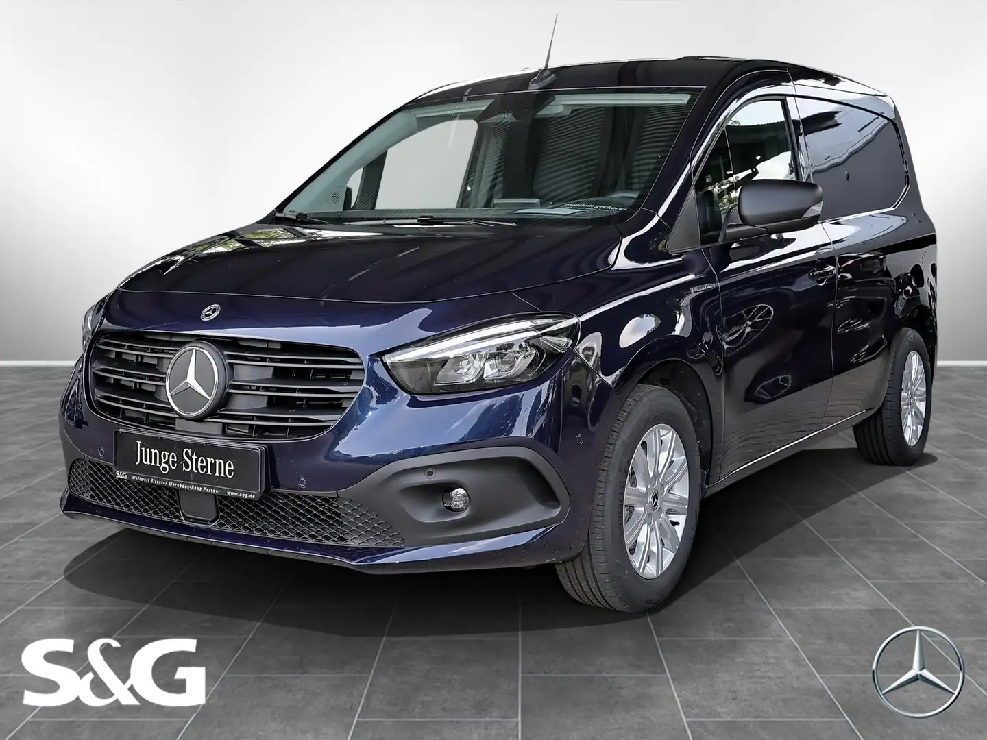 Mercedes-Benz Citan Pro MBUX+RüKam+Sitzh.+LED+16 Kék - 1