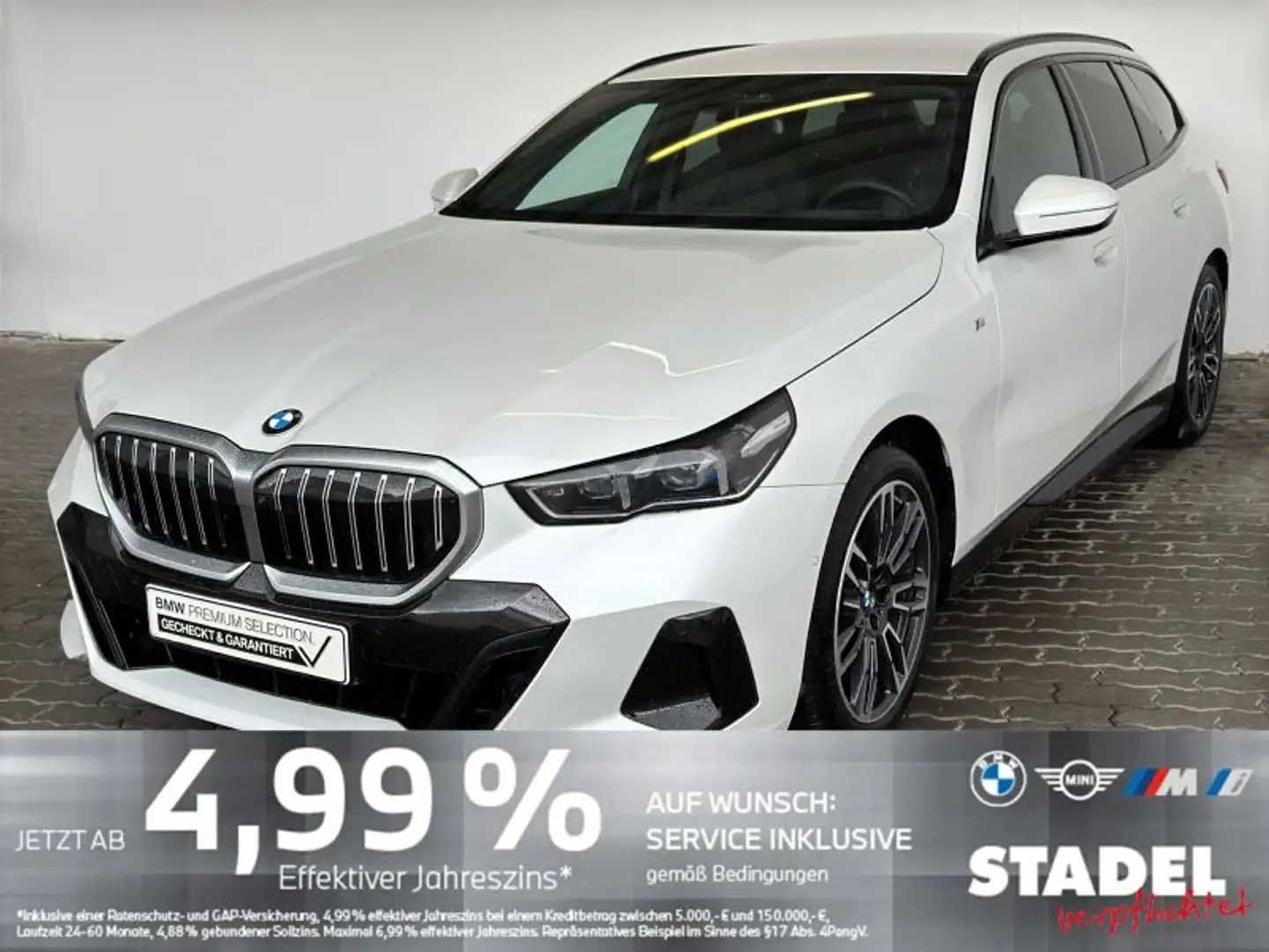 BMW 520 dA xDr Tour. M Sport Navi.LED.Standhz.Memory Weiß - 2
