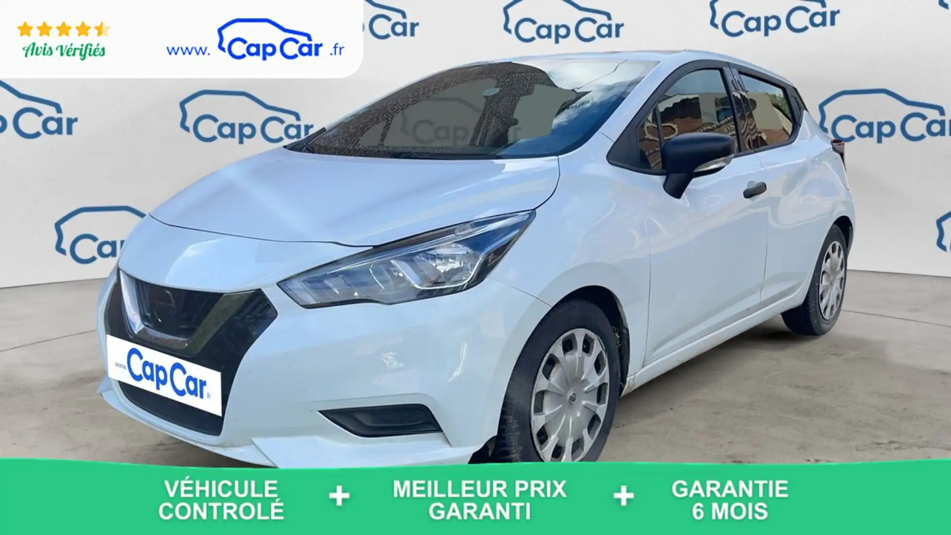 Nissan Micra 1.0 71 Acenta Blanc - 1