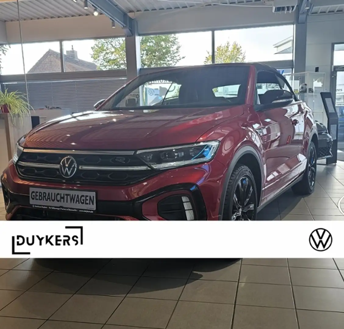 Volkswagen T-Roc Cabriolet 1.5 TSI Black-Style DSG NAVI RFK Rouge - 1