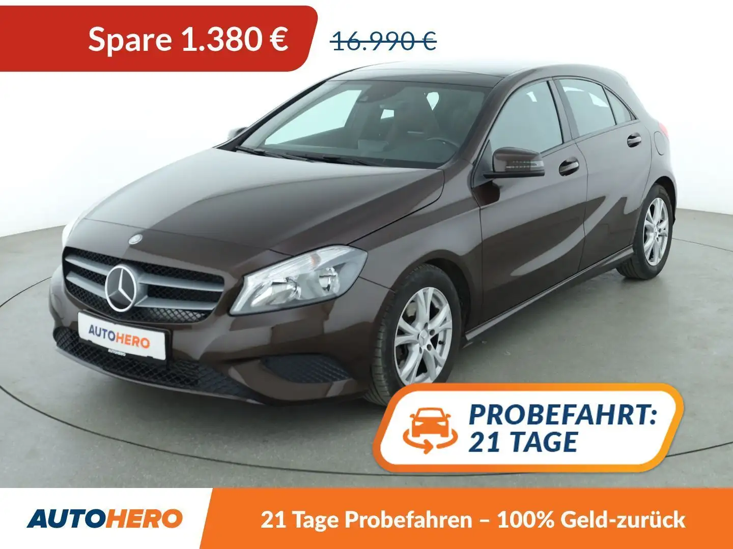 Mercedes-Benz A 180 A 180 BlueEfficiency Aut.*ACC*CAM*SHZ*KLIMA* Braun - 1