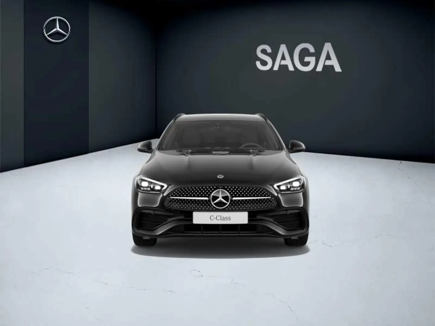 Mercedes-Benz C 180 Break AMG Line Zwart - 2